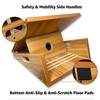 BAM Slant Boards for Exercise – Adjustable Wooden Calf Stretcher