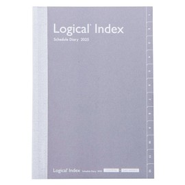 Logical Diary 2025 Index/B6/Gray NSI-B624-25AN