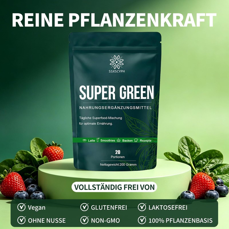 Green Helper Detoxification Powder, 200 g with 10 g Spoon,