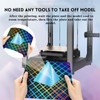 IdeaFormer PES Printing Plate 235 x 235 mm, Smooth Rainbow
