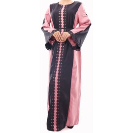 Musuly Djellaba for Women, Purple and black