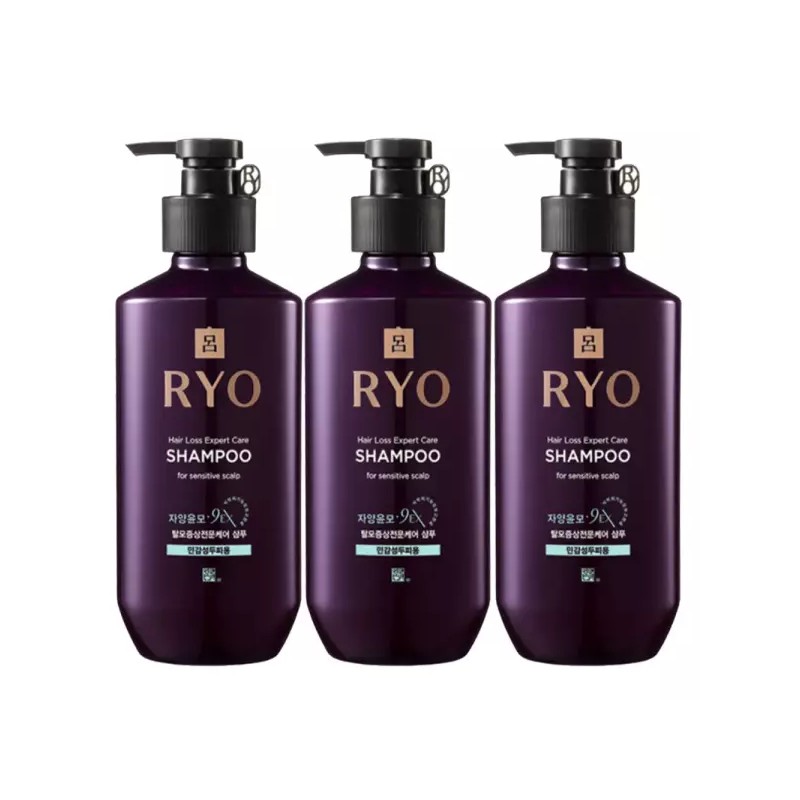 Rye 려 자양윤모 9ex 탈모전문케어 샴푸 400ml / 민감성 x