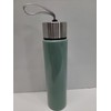 Mainstay 18 oz Water Bottle Green Silver Includes Handle Strap