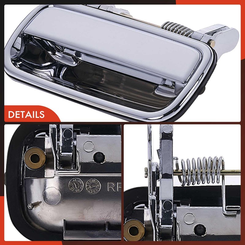A-Premium Rear Right Passenger Side Exterior Door Handle Compatible with