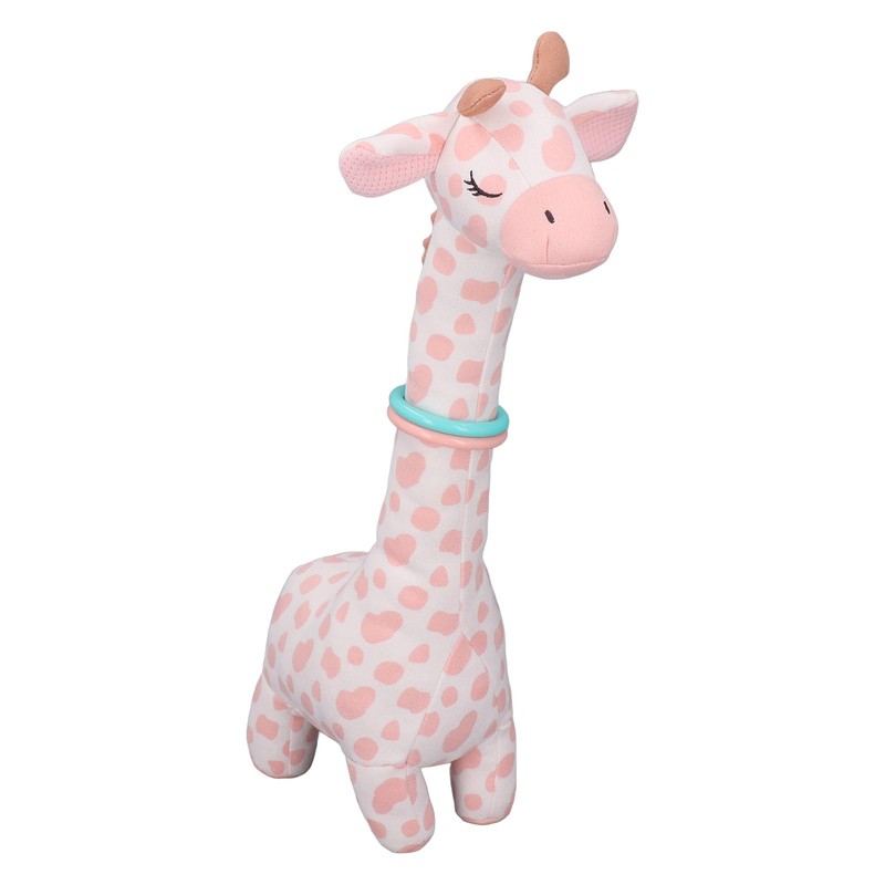 Plush Giraffe Teether Toy Fun Teether Design Cute Infant Plush