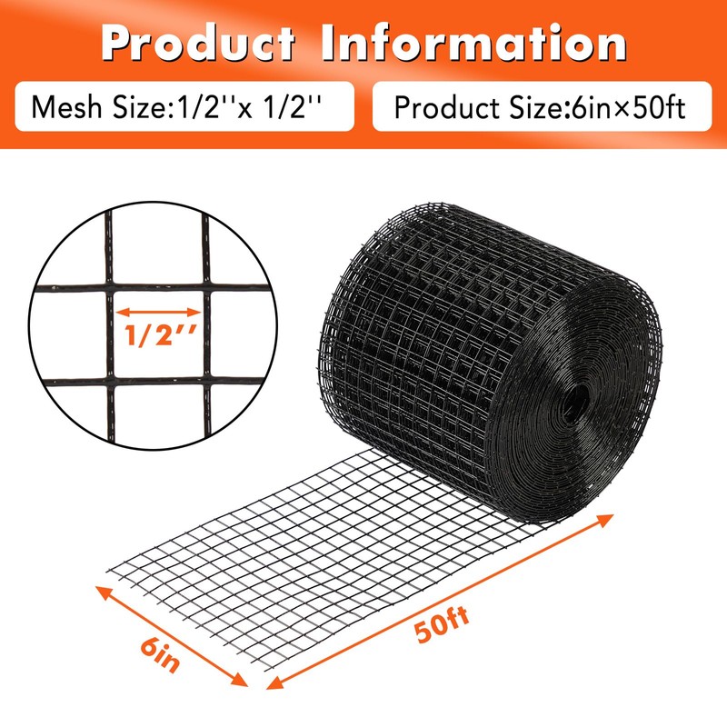 ExploreHorizon 6in x 50ft Solar Panel Bird & Critter Guard