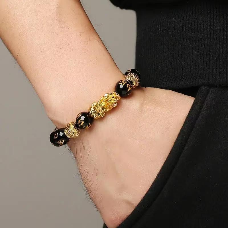 Amazleer FengShui Wealth and Good Luck Bracelet, Feng Shui Black