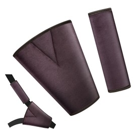 AMUSEPROFI One set of belt pads for children, children belt protective cover, belt protector with padding for children and babies, Enhance Comfort, black