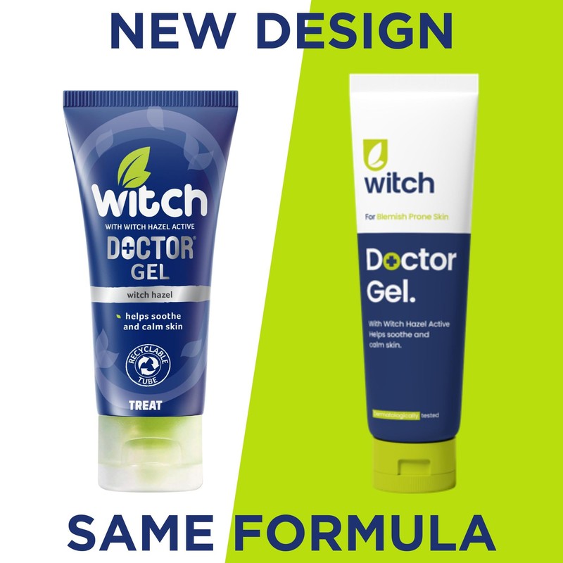 Witch Doctor Gel 35ml x 6 pack, with Witch Hazel