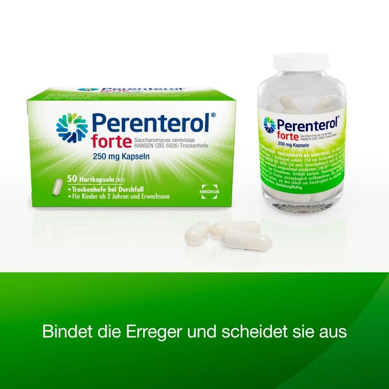 Perenterol Forte 250 mg Capsules, Pack of 50