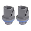 Lanphitus 2 Set Rear License Plate Light Lamp Bulb Socket