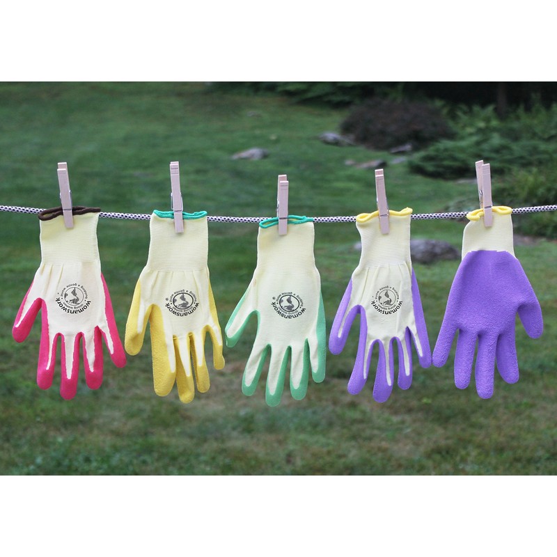 Womanswork Weeding Glove, Purple, Large