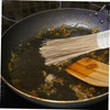 FRCOLOR 2Pcs Bamboo Kitchen Cleaning Brushes Durable Pot Scrubbers Non