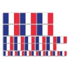 A5 Sticker Sheet France Flag Vinyl Stickers - French Flags