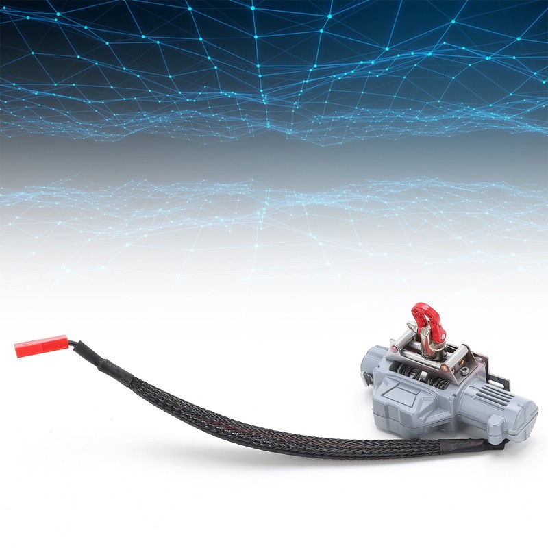 RC Automatic Winch and Wireless Remote Controller Receiver Simulation for