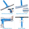 Mitclear Window Cleaner with Long Handle(57IN), Glass Cleaning Tools with