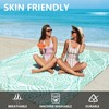 WIWIGO Beach Blanket Waterproof Sandproof Beach Mat 79" X 83"
