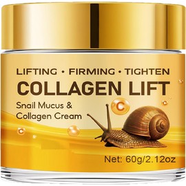 Crema de colágeno con moco de caracol – Hidratación profunda y piel firme