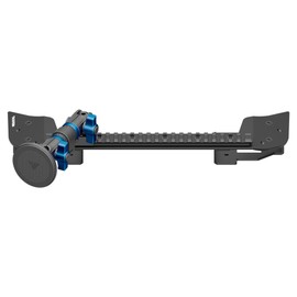 Tackform TRAXX Assault Track Dash Mount - Magnetic Phone Holder - Compatible with MagSafe, 2021-2025 Ford F-150 (See Trim Compatibility List) | Picatinny Rail | Carbon Fiber Arm | Blue