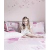 Bloomsbury Mill - Hearts & Butterflies Patchwork - Pink -