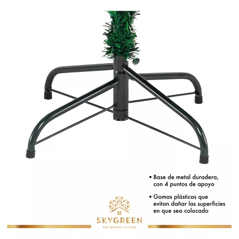 Skygreen Arbol De Navidad Pino Artificial 2.10m Frondoso Follaje Color