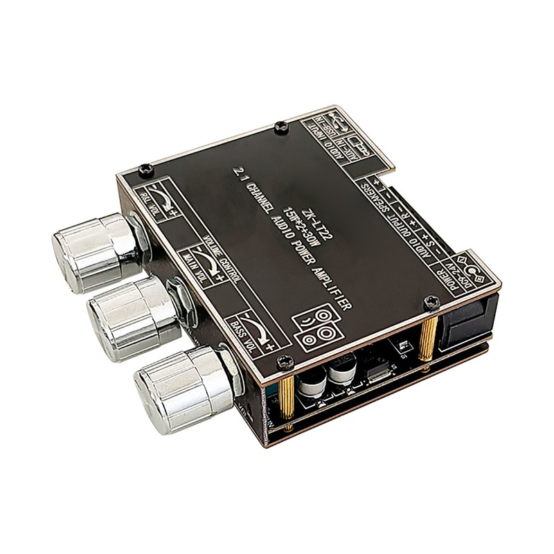 2.1 Channel Audio Amplifier Module Bluetooth Stepless Tuning 10 Sounds