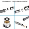 Pre Rinse Spray Valve with Stainless Hose 44inch Flexible Commercial