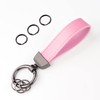 Turcee Leather Car Keychain,Creative Personality Leather Car Key Fob,Car Accessories