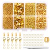 Weysoo Chain Clasp, 300 Pieces Bracelet Clasps Set Including 12mm