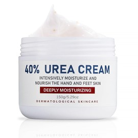 Urea Creme 40 prozent 150 Gramm || Hornhautentferner Fußcreme, Handcreme, Bodylotion für rissige Fersen und trockene Haut Tiefe Feuchtigkeitsspendend, Nährt Weiche für Füße, Knie, Hand