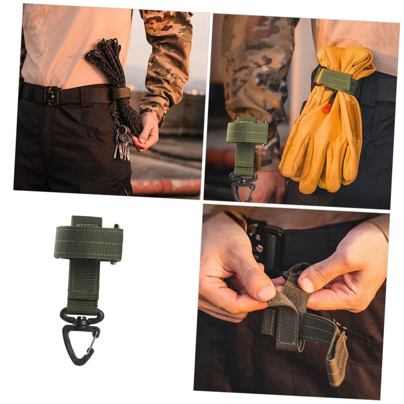 IWOWHERO 3pcs Multi-function Glove Straps Work Gloves Heavy Duty Oxford