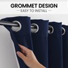 Phating 3-in-1 Layers Noice Reduction Soundproof Curtains, Grommet Full Blackout