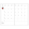 Sunstar Stationery Moomin 2024 Monthly A5 Red S2956799