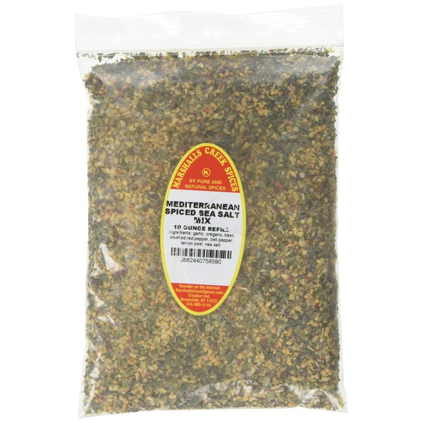 Marshall’s Creek Spices Refill Pouch Low Mediterranean Spiced Sea Salt