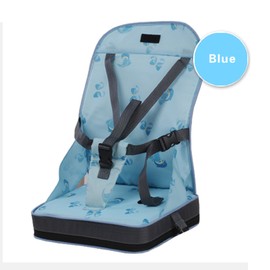 Baby Travel Booster Seat Folding Baby Chair Safety Dining Seat with Shoulder Strap
