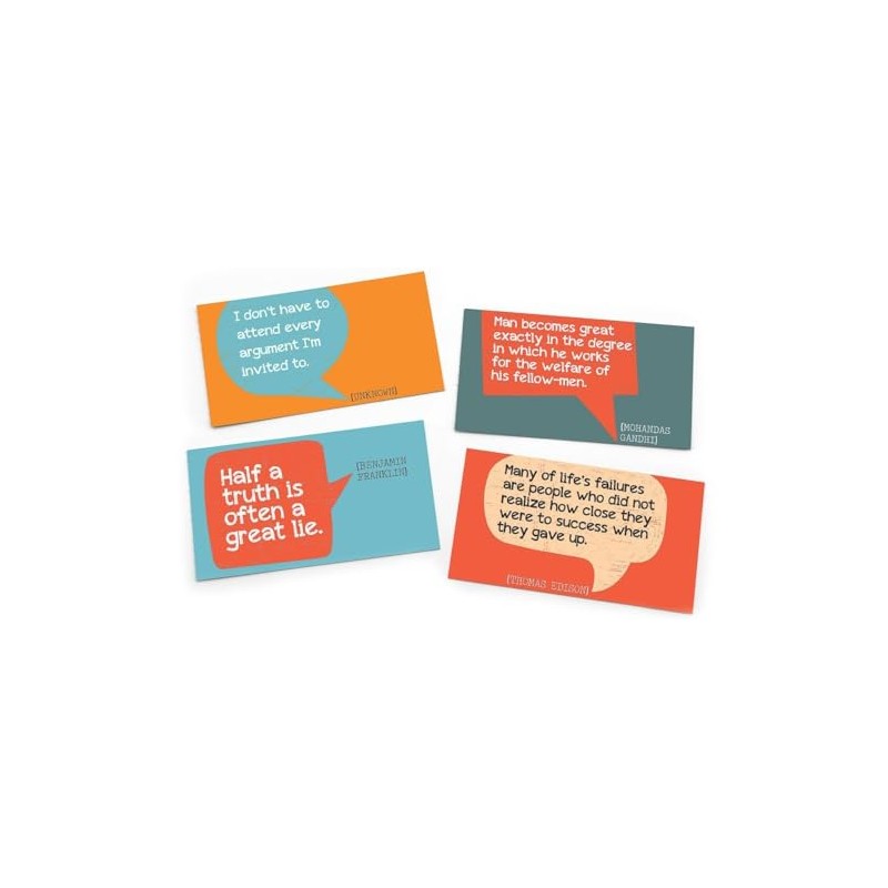 Papersalt Good Stuff for the Brain Tear and Share Quote