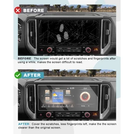 CDEFG for 2025 Nissan Frontier Screen Protector 12.3-Inch Touchscreen, Tempered Glass Protector for 2025 Nissan Frontier Truck Accessories Screen Cover HD Clear Anti Fingerprint 9H Hardness