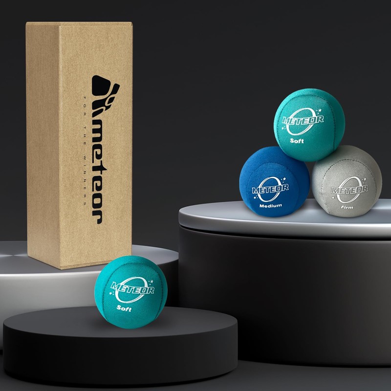 METEOR Stress Ball Set of 3 – Soft, Medium, Hard