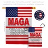 Trump Flag MAGA Trump House Flag 2 pcs Pack Patriotic