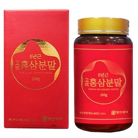 6년근 정삼당 고려홍삼분말 200g병/한국/정삼당 위탁판매몰 6-Year-Old Red Ginseng Powder 200g Bottle / Korea / Jeongsamdang Consignment Sales Mall