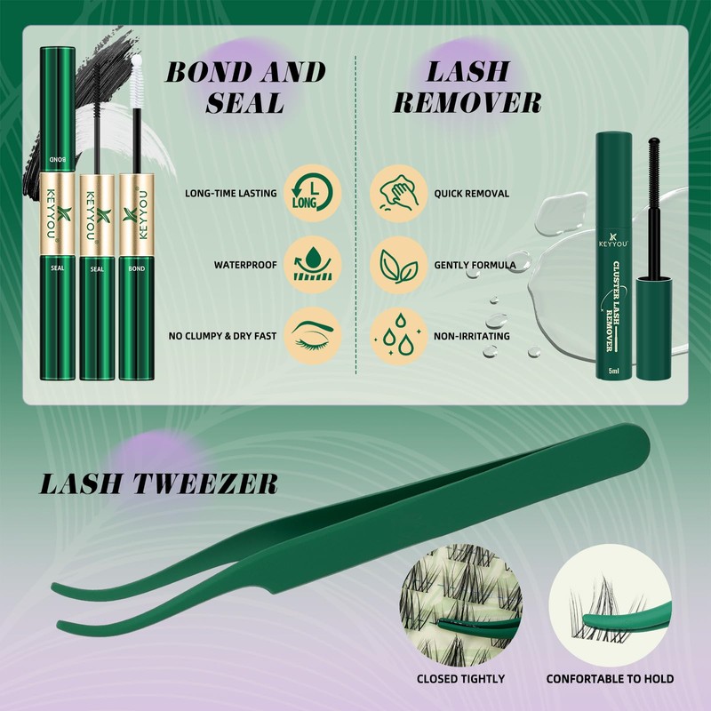 Natural Wispy Lash Clusters Kit CLOUD-A Ultra Soft DIY Set