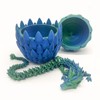 Claofoc 3D Printed Dragon Egg Mysterious Dragon Eggs with Dragon