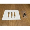 Wall Mounting Plate (Large) for Ring Alarm Keypad - 3D