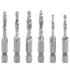 NUZAMAS Set of 6 Screw Thread Tap Drill Set Hex