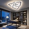 Modern LED Ceiling Light Fixture Flush Mount with Infinity Mirror