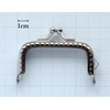 starPG 2.6 inches (6.5 cm) coin purse clasp with pattern,