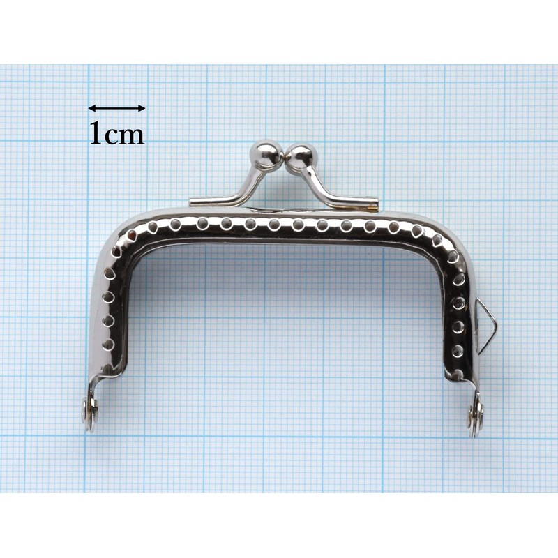 starPG 2.6 inches (6.5 cm) coin purse clasp with pattern,