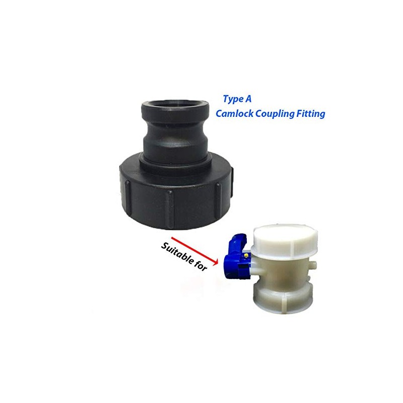POWERTOOL IBC Tank Adapter,1PC 2" Water Tank Fitting Type A