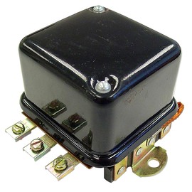 6-volt (4-Terminal) Voltage Regulator (Base Mount) Fits International John Deere Massey Allis Chalmers Case Tractor