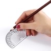 Plastic Protractor Math Protractors 180 Degrees, 4 Inch, Clear, Pack